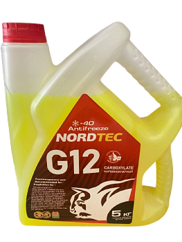 NORDTEC ANTIFREEZE G12  желтый 5кг