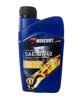 Масло моторн. полусинт. Mercury SAE 10w40 EXTRA Diesel 1л API CI-4/SL MB 229.1, RENAULT RLD-2, RE Масло моторн. полусинт. Mercury SAE 10w40 EXTRA Diesel 1л API CI-4/SL MB 229.1, RENAULT RLD-2, RE