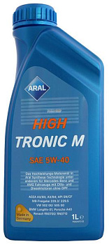 ARAL HIGHTRONIC M 5W40 1L  (21407/150B6A) ARAL HIGHTRONIC M 5W40 1L  (21407/150B6A)
