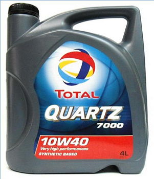TOTAL QUARTZ 7000 10W40 4L ACEA A3/B4, SN/CF (201523) TOTAL QUARTZ 7000 10W40 4L ACEA A3/B4, SN/CF (201523)
