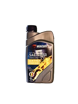 Масло моторн. полусинт. Mercury SAE 10w40 EXTRA Diesel 1л API CI-4/SL MB 229.1, RENAULT RLD-2, RE