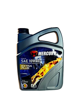Масло моторн. полусинт. Mercury SAE 10w40 5л EXTRA PLUS  API SL/CF-4 MB: 229.1, VW:  501.01/505.00